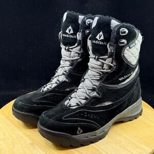 Vasque Pow Pow UltraDry Waterproof Winter Boot 400 Gram Black Womens Size 7.5M